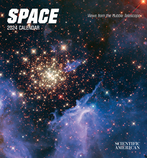 Image of Pomegranate Space: Views from the Hubble Telescope 2024 Mini Wall Calendar