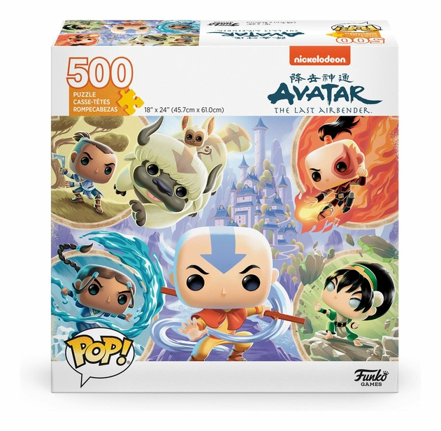 Image of Funko Pop! Puzzles Avatar: The Last Airbender 500 Piece Jigsaw Puzzle