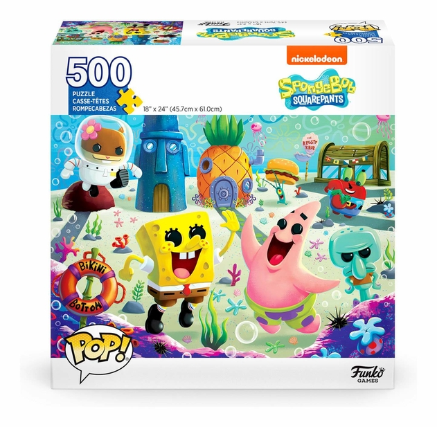 Image of Funko Pop! Puzzles Spongebob Squarepants 500 Piece Jigsaw Puzzle