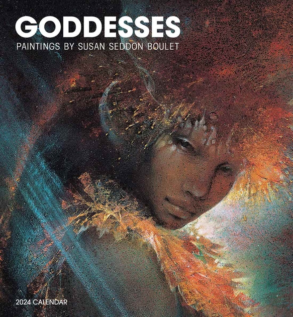 Image of Pomegranate Goddesses: Paintings by Susan Seddon Boulet 2024 Wall Calendar