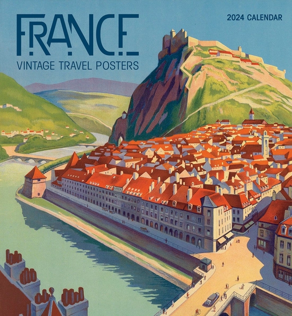 Image of Pomegranate France: Vintage Travel Posters 2024 Wall Calendar