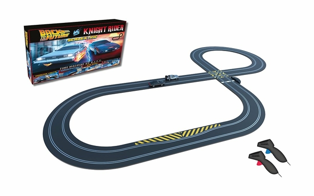 Image of Scalextric 1980s TV - Back to the Future vs Knight Rider Race Set