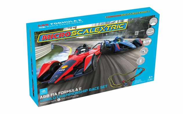 Image of Micro Scalextric Formula E World Championship - Battery Powered Race Set