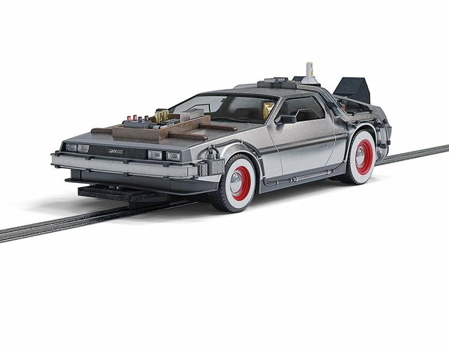 Image of Scalextric Back to the Future 3 Time Machine Slot Car