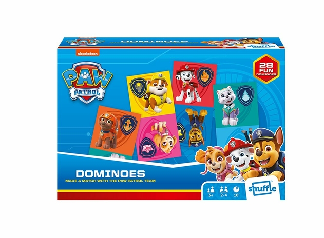Image of Shuffle Paw Patrol Dominoes Game