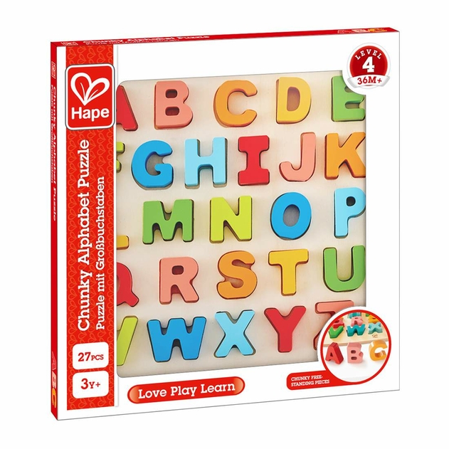 Image of Hape Chunky Alphabet Puzzle