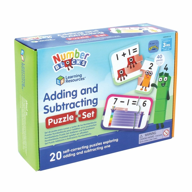 Image of Numberblocks Adding and Subtracting Puzzle Set