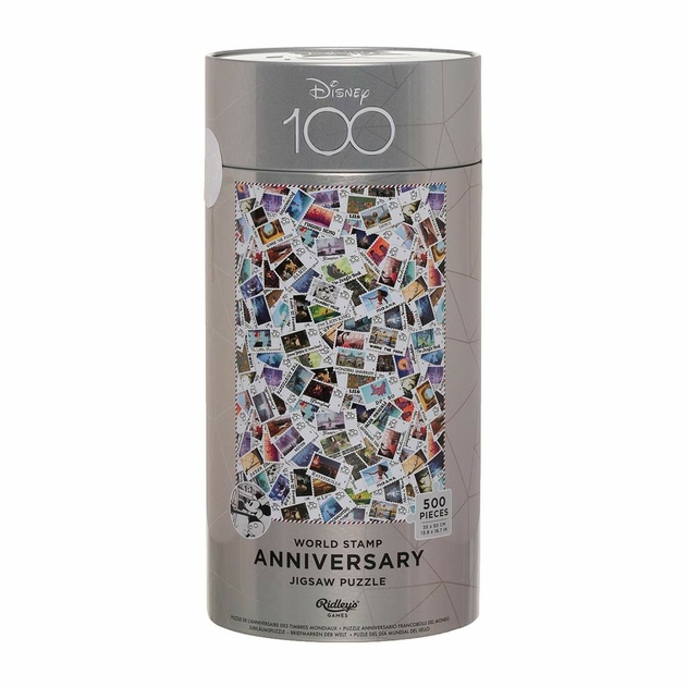 Image of Disney 100 World Stamp Anniversary 500 Piece Jigsaw Puzzle