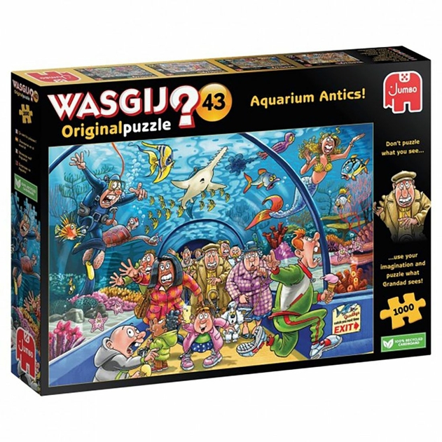 Image of Wasgij Original Aquarium Antics 1000 Piece Puzzle