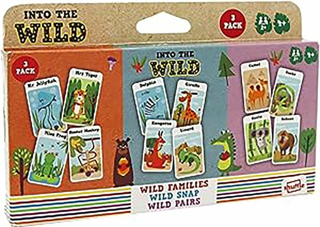 Image of Shuffle Into The Wild 3 Kids Card Games