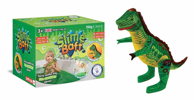 Image of Zimpli Kids Slime Baff with Inflatable Dinosaur