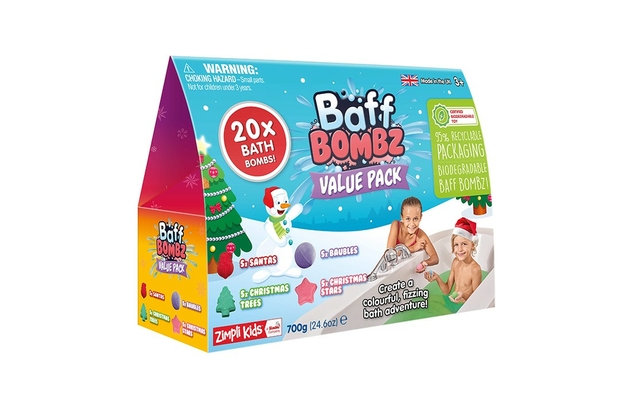 Image of Zimpli Kids Christmas Edition Baff Bombz 20 Pack