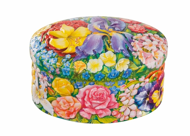 Image of Churchill's Flowers Tin 250g Vanilla Fudge