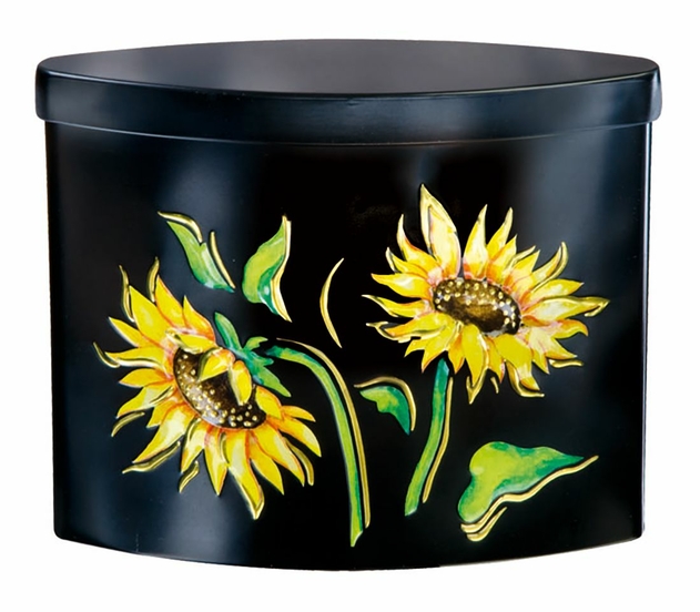 Image of Churchill's Midnight Breeze Tin Sunflowers 150g Vanilla Fudge
