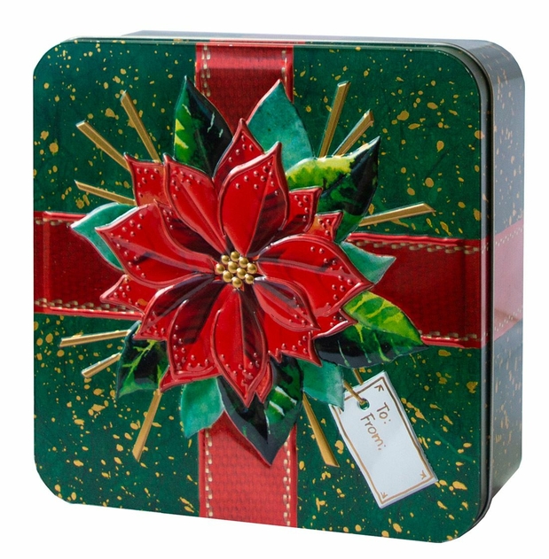Image of Churchill's Poinsettia Gift 150g Shortbread Petticoat Tails