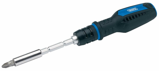 Image of Draper Screwdriver and Bit Set with Extending Bit Holder (26 Piece)
