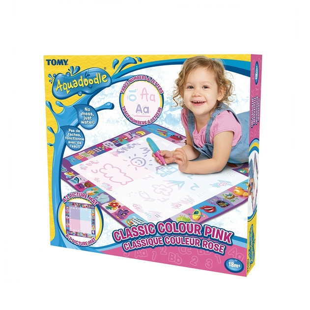 Image of Tomy Aquadoodle Classic Pink Water Doodle Mat