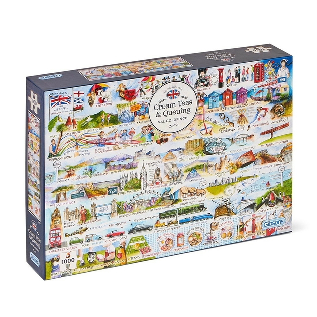 Image of Cream Teas & Queuing Jigsaw Puzzle (1000 Piece)