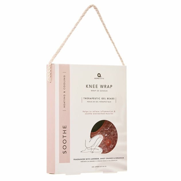Image of Aroma Home Essentials Pink Gel Cooling Knee Wrap