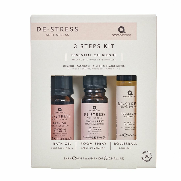 Image of De-Stress 3 Step Essential Oil Kit