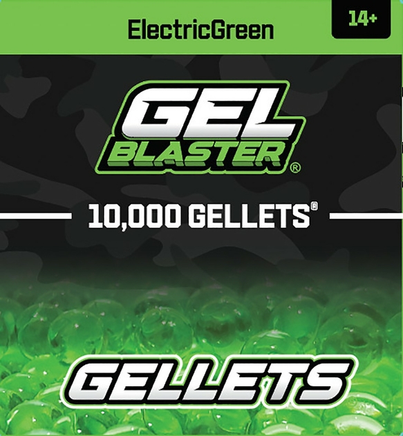 Image of Gel Blaster Gellets Electric Green 10k Refill Pack