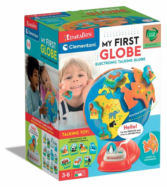Image of Clementoni My First Electronic Talking Globe Educational Toy