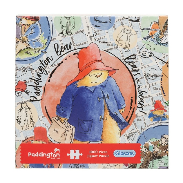 Image of Gibsons Paddington Bear 1000 Piece Jigsaw Puzzle
