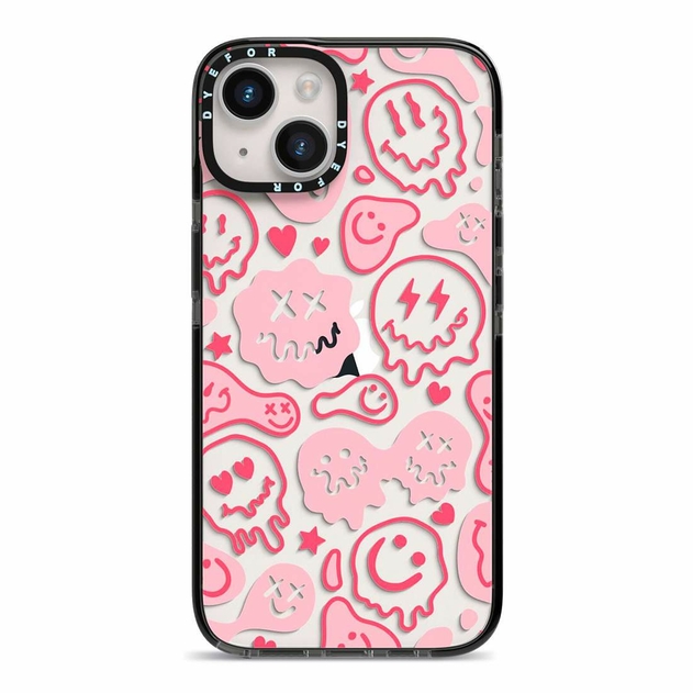 Image of Dyefor Pink Faces Apple iPhone 14 Case