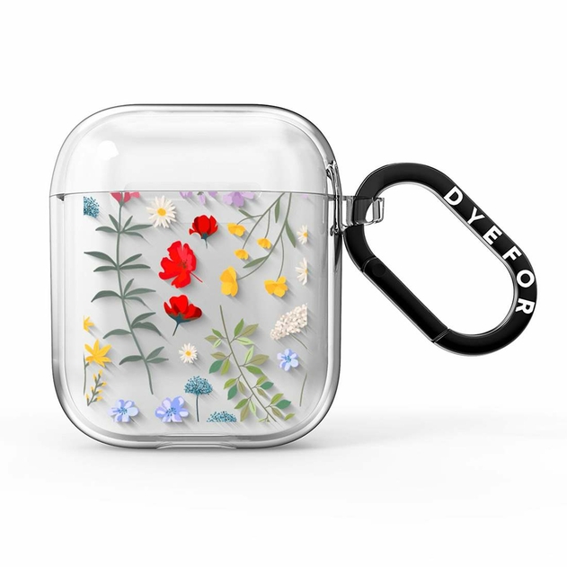 Image of Dyefor Wild Flowers Apple AirPods Case