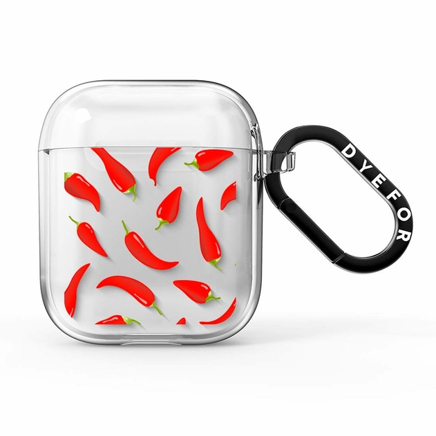 Image of Dyefor Chilli Peppers Apple AirPods Case