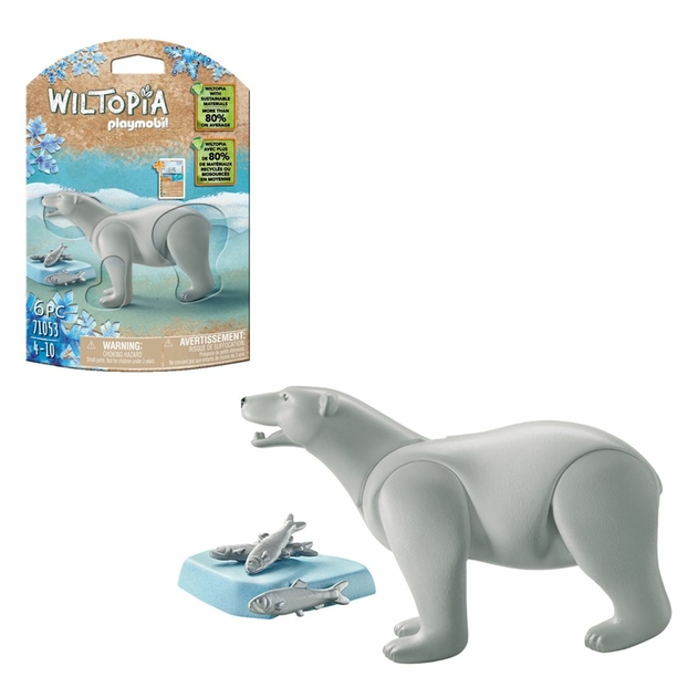 PLAYMOBIL 71053 Wiltopia Polar Bear Playset