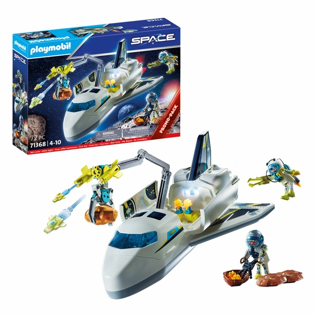 PLAYMOBIL 71368 Mission Space Shuttle Promo Pack Playset