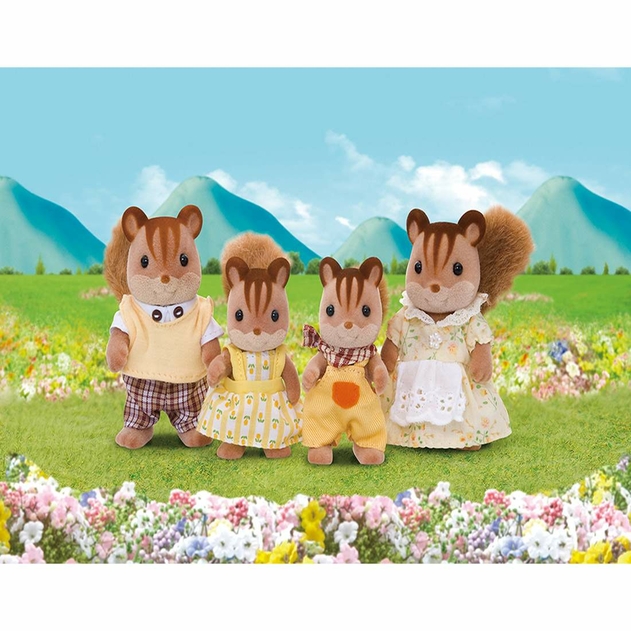 Sylvanian Families Walnut Squirrel Family