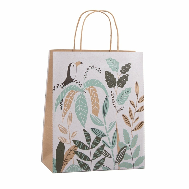 Image of Eco Nature Toucan Floral Medium Bag