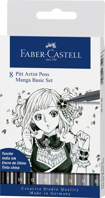Faber-Castell Creative Studio PITT Artist Pens Manga Basics