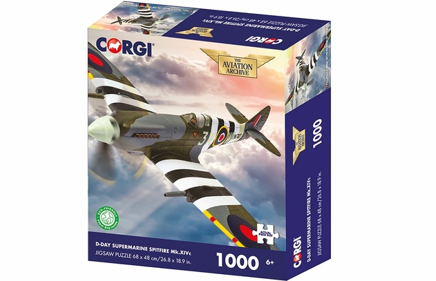 Image of Corgi D-Day Supermarine Spitfire Mk.XIVc 1000 pieces Jigsaw Puzzle