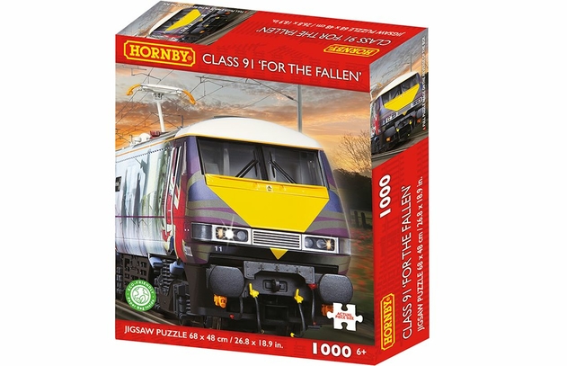 Image of Hornby Class 91 'For the Fallen' 1000 pieces Jigsaw Puzzle