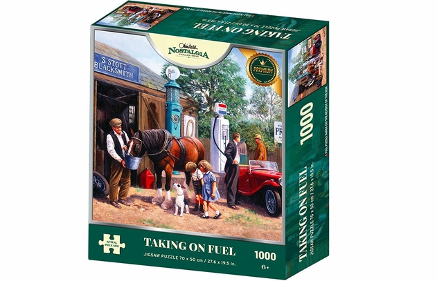 Image of Nostalgia Collection Taking on Fuel 1000 Piece Jigsaw Puzzle