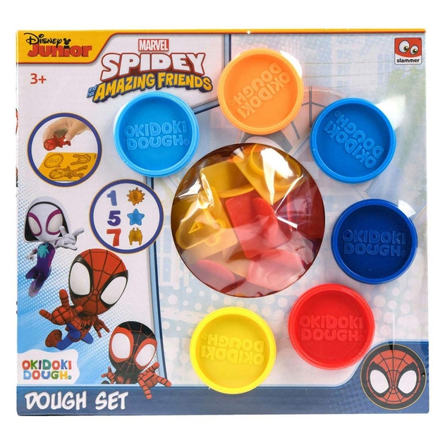 Image of Marvel Spidey OkiDoki Dough Playset - Shapes and Numbers