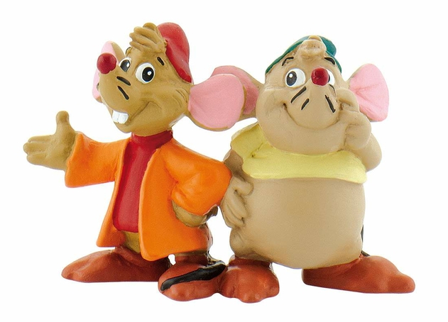 Image of Disney's Cinderella Gus + Jaq Figures
