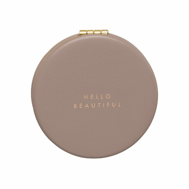 WHSmith Lexington Luxe Nude 'Hello Beautiful' Compact Mirror