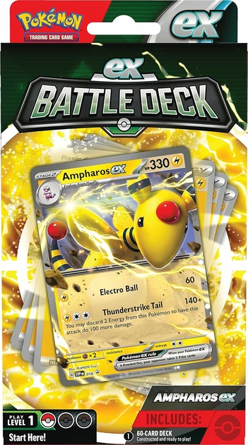 Pokemon Trading Card Game Ampharos EX Battle Deck