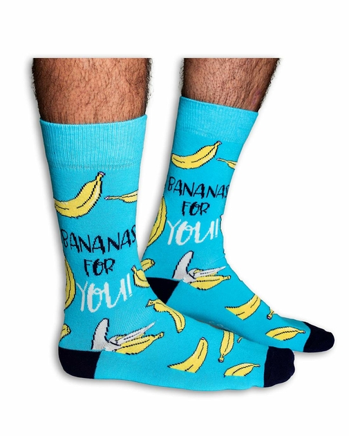 Image of Cockney Spaniel Banana For You Mens Socks