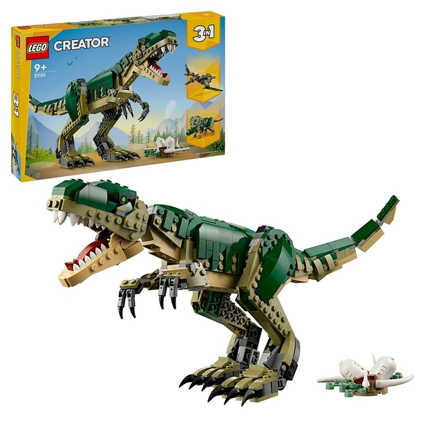 LEGO Creator 3in1 T. rex Figure Toy Dinosaur Set 31151