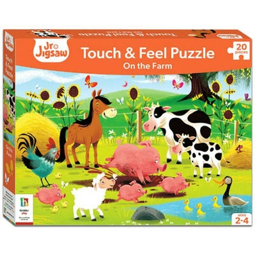 Image of Junior Jigsaw Touch and Feel 20 Piece Jigsaw Puzzle: On the Farm