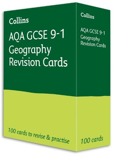 Aqa Gcse 9 1 Geography Revision Cards Ideal For Home Learning 22 And 23 Exams Collins Gcse Grade 9 1 Revision Whsmith