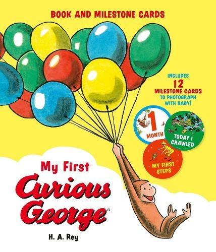 My First Curious George (Book and Milestone Cards): (Curious George)