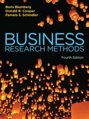 Business Research Methods: (4th edition)