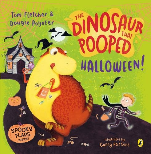 The Dinosaur that Pooped Halloween!: A spooky lift-the-flap adventure (The Dinosaur That Pooped)