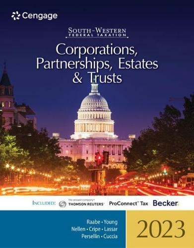 South-Western Federal Taxation 2023: Corporations, Partnerships, Estates and Trusts (Intuit ProConnect Tax Online & RIA Checkpoint (R), 1 term Printed Access Card) (46th edition)
